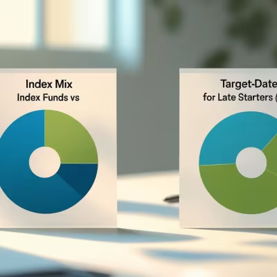 Index Funds vs Target Date Funds for Investors Over 40