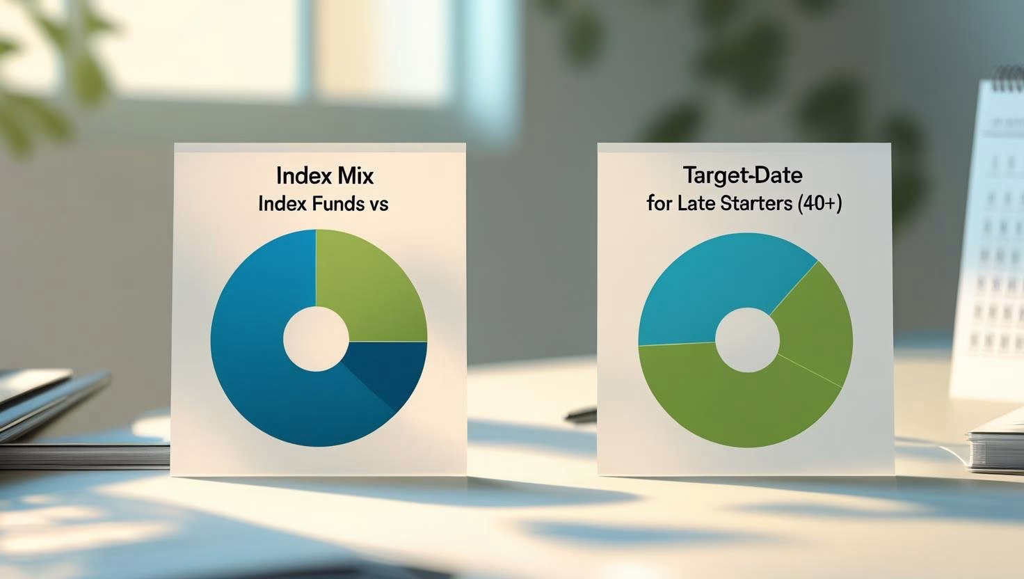 Index Funds vs Target Date Funds for Investors Over 40